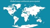 Buy Now! Continents Map Labeled PowerPoint Template