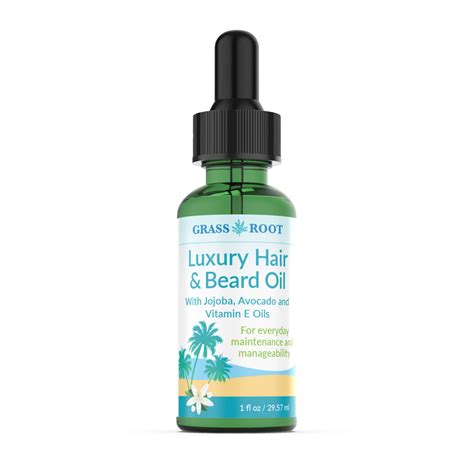 Luxury Hair and Beard Oil for Men – Grass Root Essential Products ...