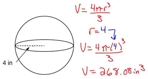 How to find the Volume of a Sphere in 4 Easy Steps | Mathcation