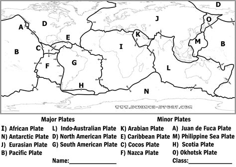 Earth Science Plate Tectonics Worksheet