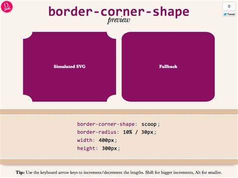 Preview corner-shape, before implementations! – Lea Verou