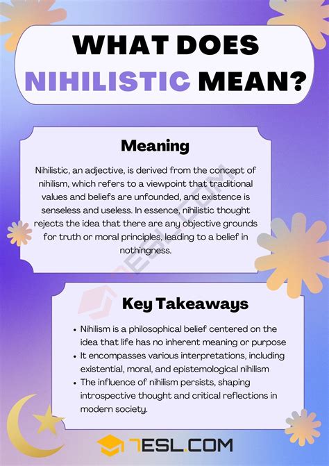 Nihilistic Meaning: What Does the Term "Nihilistic" Mean? • 7ESL