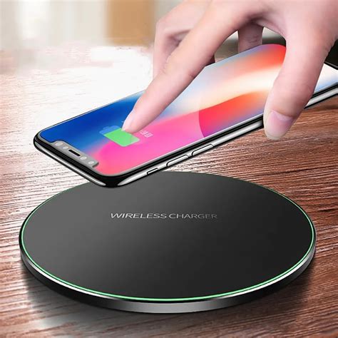 Customized Logo 10w Fast Wireless Battery Charger And Pad For Iphone 8 ...