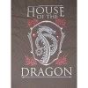 House Of The Dragon Logo Juniors Black Long Sleeve Shirt-large : Target