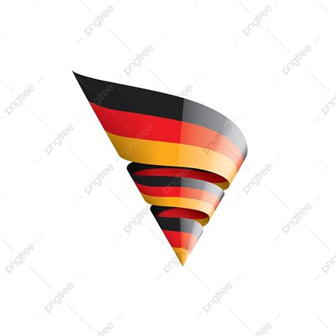 Germany German Flag Vector Art PNG, Germany Flag German Vector Ribbon, Patriot, Ribbon, On PNG ...