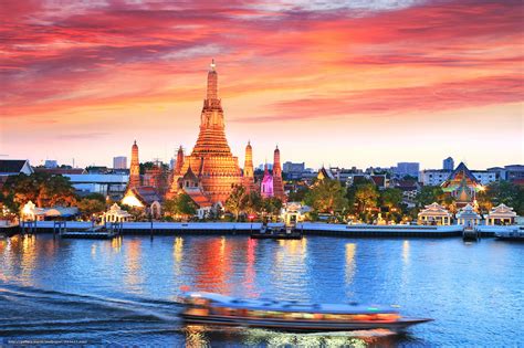 scaricare gli sfondi Bangkok, capitale e più grande città della Thailandia, Thailandia Sfondi ...