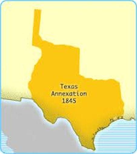 Texas - 1845 - The Louisiana purchase