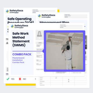 Plasterboard Installation Combo Pack | SafetyDocs PDF & Word Templates