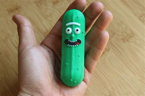 Multi-Color Pickle Rick (Rick and Morty) by MosaicManufacturing - Thingiverse Favorite Tv ...