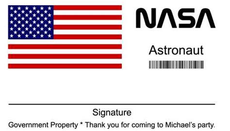 19 Blank Nasa Id Card Template PSD File by Nasa Id Card Template ...