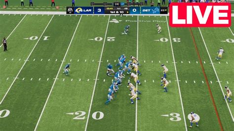 🔴NFL LIVE! Los Angeles Rams vs Detroit Lions | 2024 NFL today ...