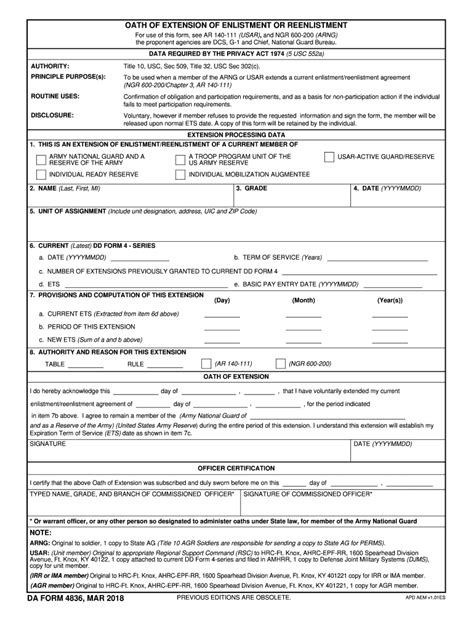 Da 4836: Fill out & sign online | DocHub