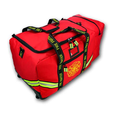 Value Rolling Firefighter Turnout Gear Bag with Helmet Compartment ...