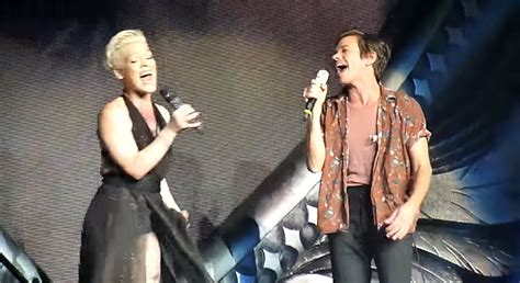 Amazing Fan Video of Pink and Nate Ruess Singing Live Duet of 'Just ...