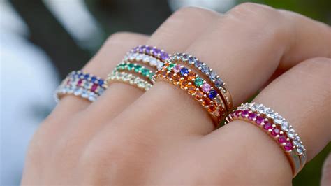 The Perfect Custom Birthstone Rings - Diary of a Fit Mommy