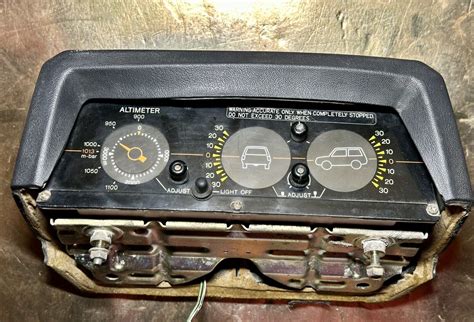 Toyota Land Cruiser 70 Series 4Runner Altimeter Inclinometer OEM Rare Last One! | eBay