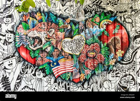 Kuala Lumpur Street Art Stock Photo - Alamy