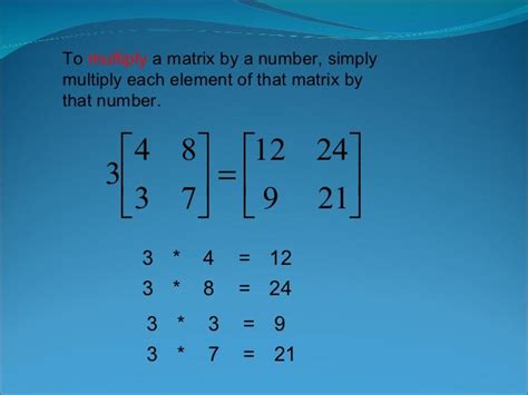 Matrix Scalar Multiplication Basics