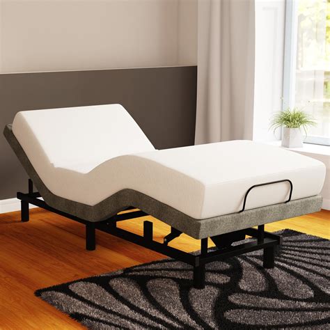 Signature Sleep Power Adjustable Upholstered Bed Base/Foundation with ...