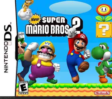 Viewing full size New Super Mario Bros. 2 box cover