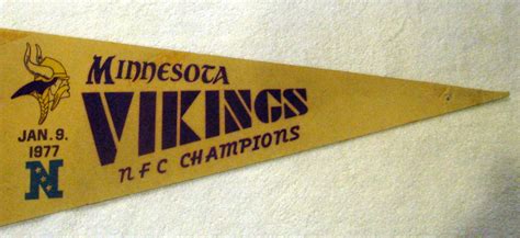 Lot Detail - 1977 MINNESOTA VIKINGS "SUPER BOWL XI" PENNANT