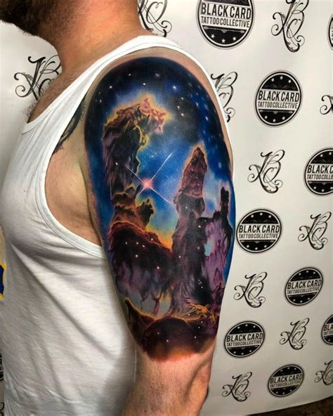 “Pillars of Creation” by Brady Payton at Black Card Tattoo Collective ...