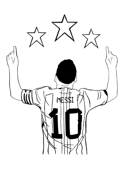 Pin on Lionel Messi Coloring Pages