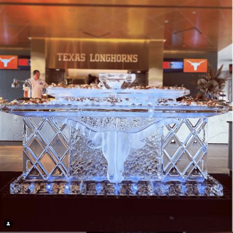 Texas Themed Ice Sculptures for Austin Events – Full Spectrum Ice ...