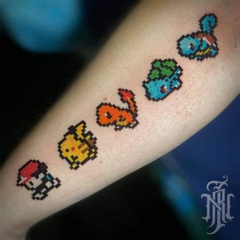 50+ Best Pokemon Tattoo Designs With Meanings | Pokemon tattoo, Pikachu tattoo, Nintendo tattoo