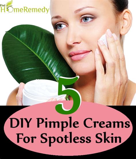 5 DIY Pimple Creams For Spotless Skin | Find Home Remedy & Supplements