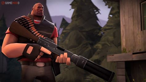 Concept-Styled Minigun » TF2 - Skins Heavy Weapons Guy | GAMEMODD