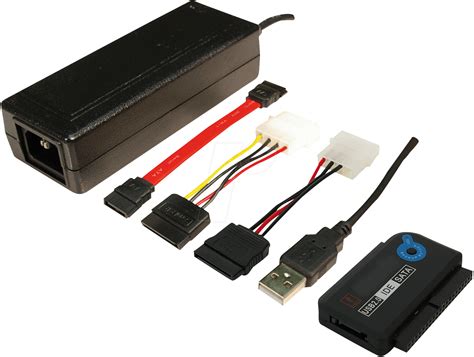 LOGILINK AU0006D: USB 2.0 > IDE - SATA adapter with backup function at reichelt elektronik