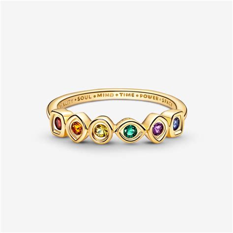 Marvel The Avengers Infinity Stones Ring | Gold plated | Pandora AU