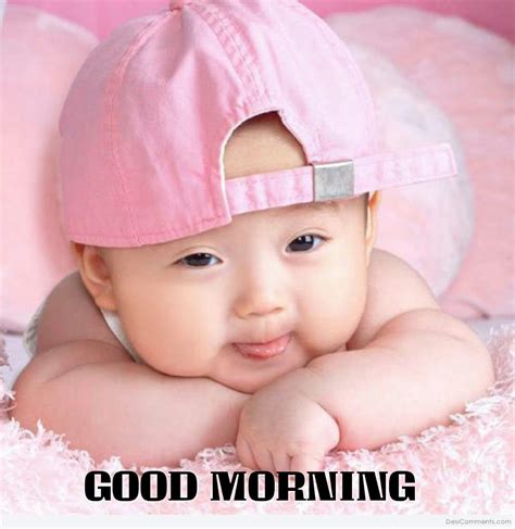 Cute Baby Wishing Good Morning - Good Morning Wishes & Images