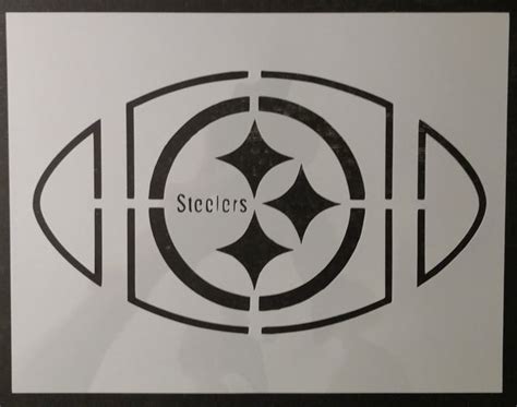 Pittsburgh Steelers Football Custom Stencil – My Custom Stencils