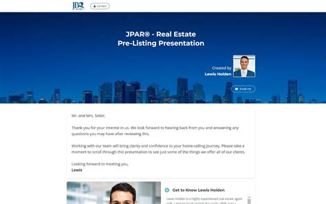 JPAR® - Real Estate Pre-Listing Presentation Template - Highnote - Elevate Your Digital ...