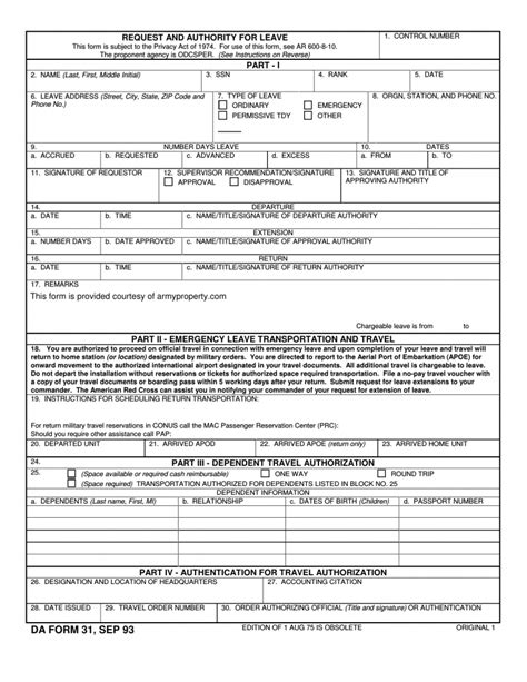 Da Form 5960 Fillable Download - Printable Forms Free Online