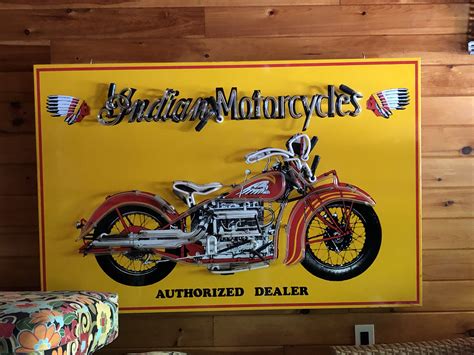 Vintage Indian Motorcycles Neon Sign | Collectors Weekly