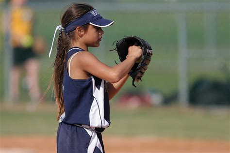 Girl Playing Baseball · Free Stock Photo