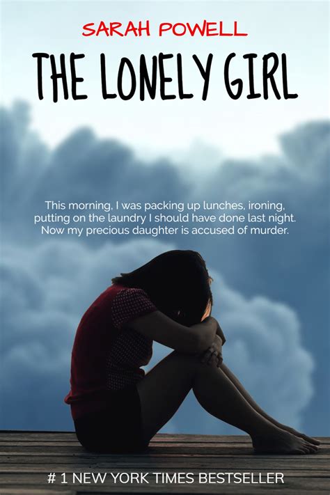 A book cover template featuring a lonely girl crying. Insert your own ...