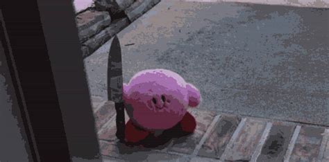 Kirby with a knife :) by SkyStarlight2 on DeviantArt