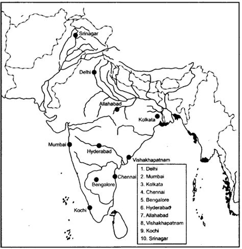 Icse solutions for class 10 geography map study interpretation and ...