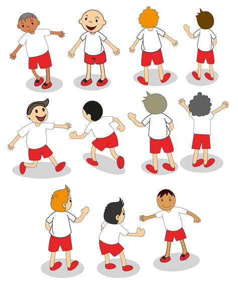 Set of soccer kids 474588 Vector Art at Vecteezy