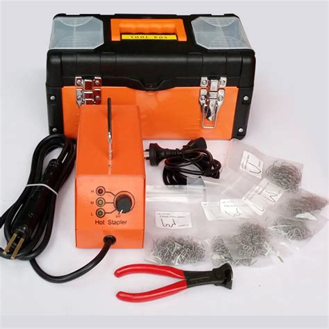 Car bumper repair welder Plastic welding machine plastic joint welding tool Hot melt value nail ...