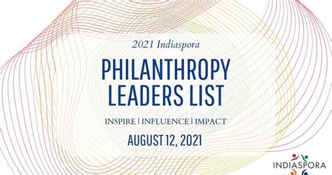 The 2021 Indiaspora Philanthropy Leaders List Spotlights 100 Diaspora ...