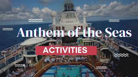 Anthem of the Seas Activities & things to do onboard. - YouTube