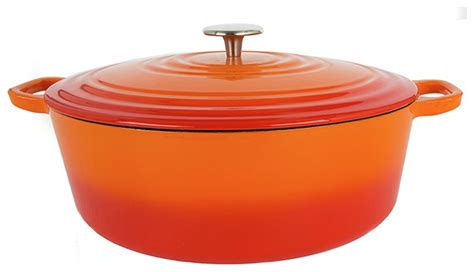 Sainsbury's Home 2.4 Litre Cast Iron Casserole Dish - Orange (8069342) | Argos Price Tracker ...