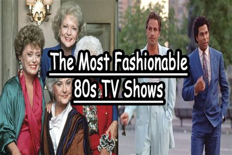 The 5 Most Fashionable 80s TV Shows