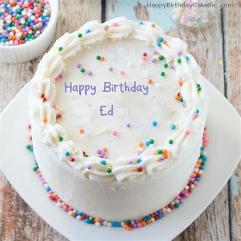 Sprinkle Birthday Cake For Ed