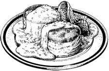 biscuits and gravy black and white - Google Search | Bacon gravy, Gravy, Biscuits and gravy